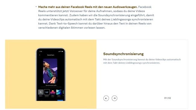 Neue "automatische" Reels Funktion