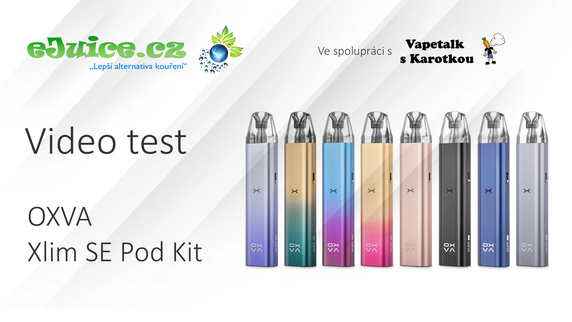 OXVA Xlim SE Pod Kit - video test (CZ)