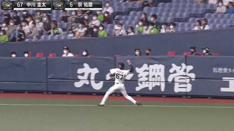 【好返球・好判断】バファローズ・中川圭太・宗佑磨『変則ゲッツーでピンチしのぐ』