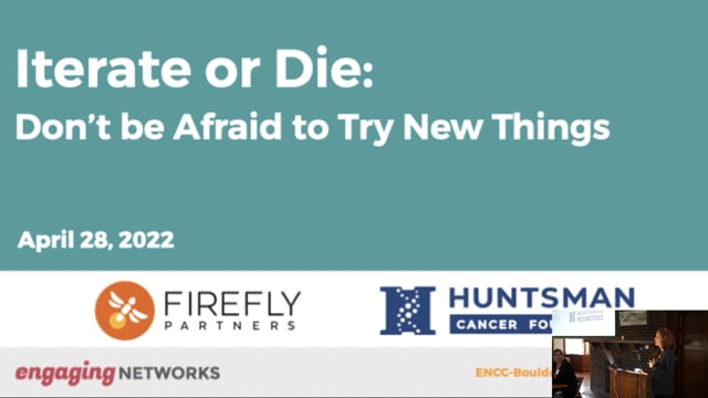 ENCC Boulder 2022: Firefly & Huntsman Cancer Foundation