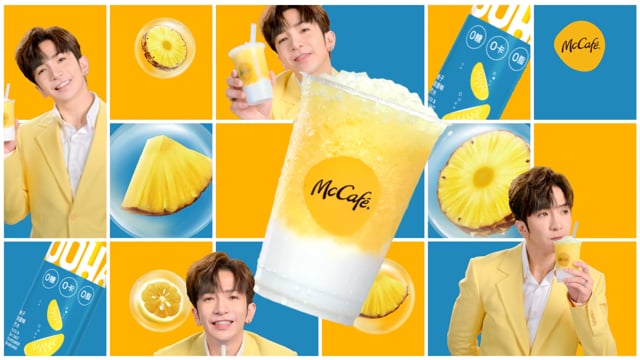 McCafe X OOHA 全新菠蘿冰雪乳酪