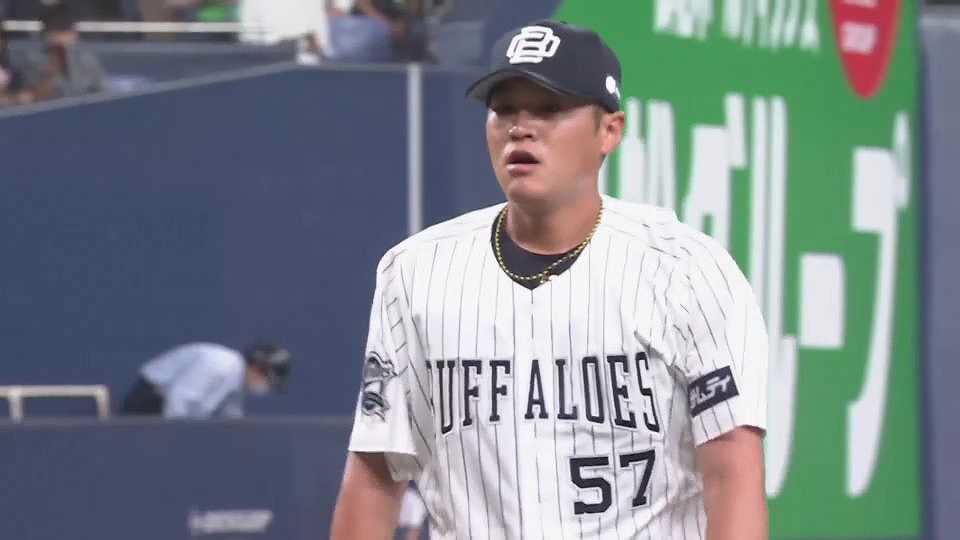 【7回表】バファローズ・山田修義 2イニングを完璧に抑える好リリーフ!! 2022年6月9日 オリックス・バファローズ 対 東京ヤクルトスワローズ