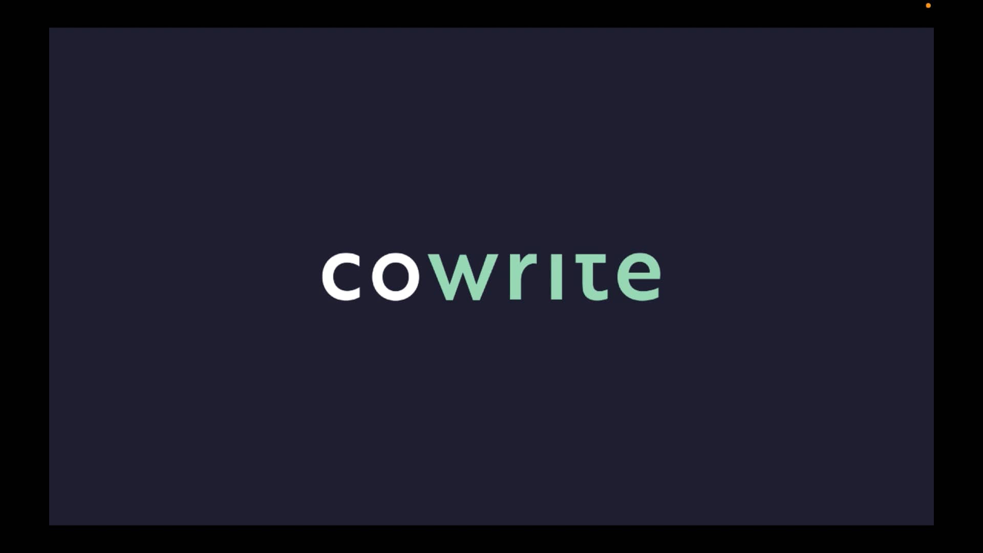 Cowrite – CV + personligt brev on Vimeo