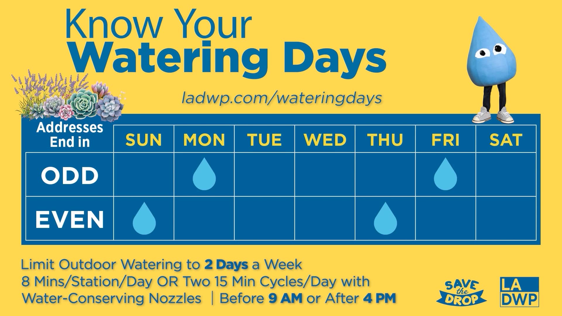 Know Your Watering Days on Vimeo