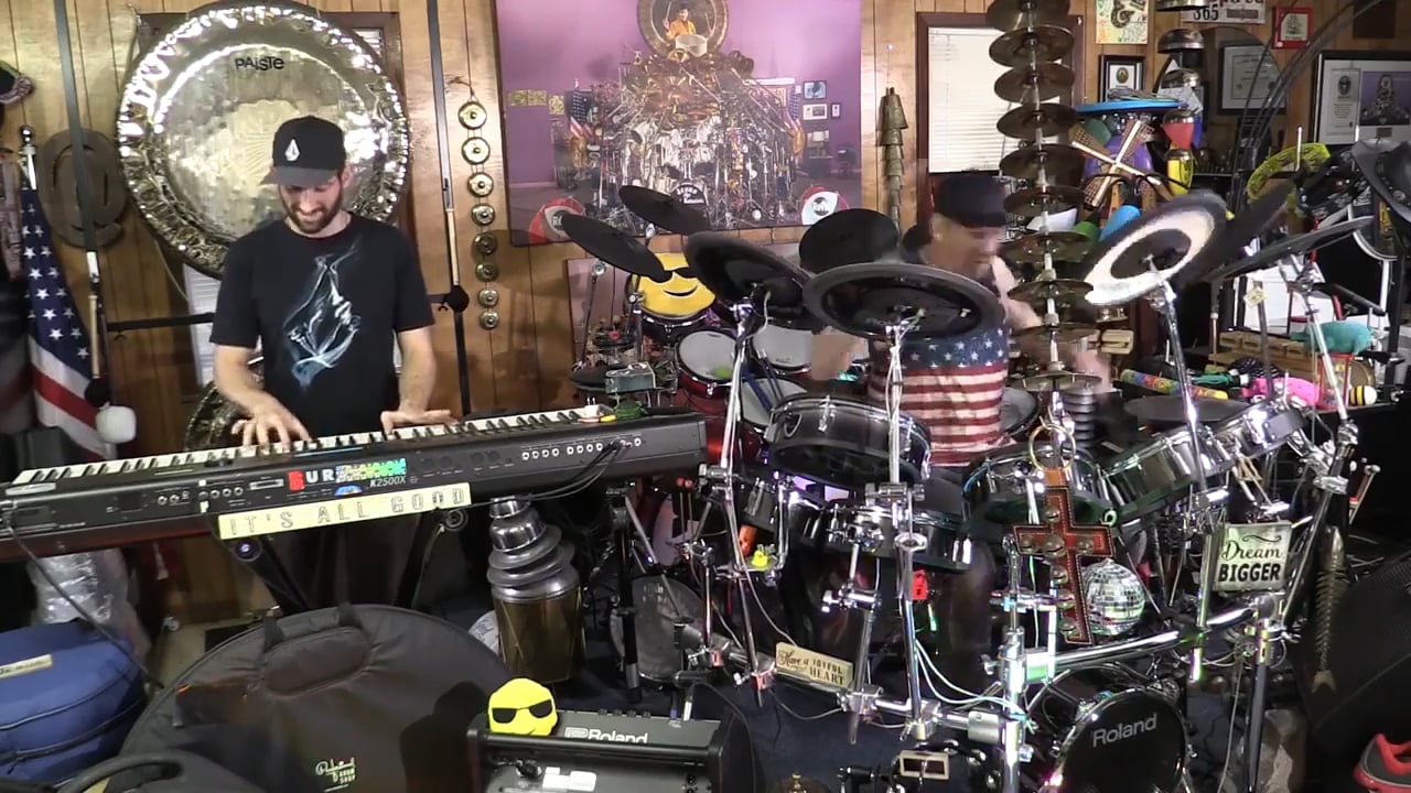 10Stack Cymbal Tree on a Roland TD30KV Drum Kit! on Vimeo