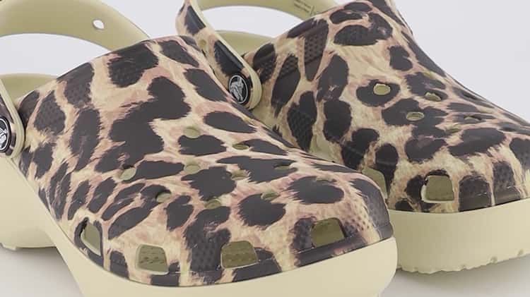 Crocs discount platform leopard