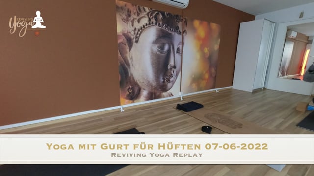 Yoga für Hüften mit Gurt 07-06-2022