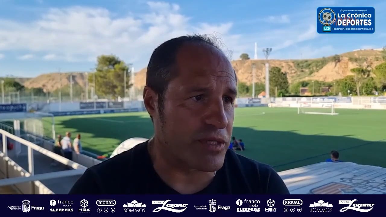 CHELU (Entrenador UD Fraga B) Primeras declaraciones como entrenador Fragatino / Fuente: Facebook UD Fraga