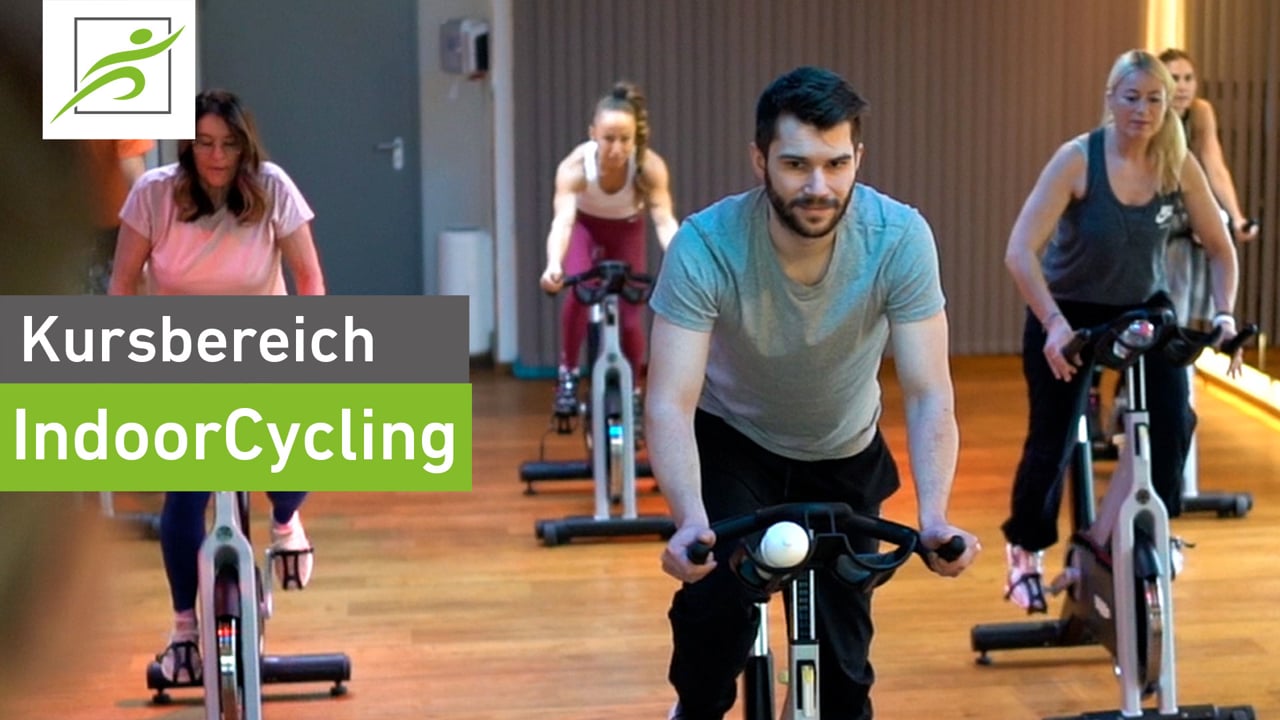 Indoor-Cycling-Raum der SportZEIT Limburg