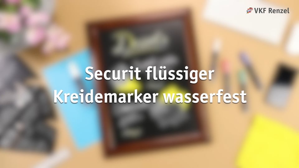 12-0025-50 Securit flüssiger Kreidemarker wasserfest DE