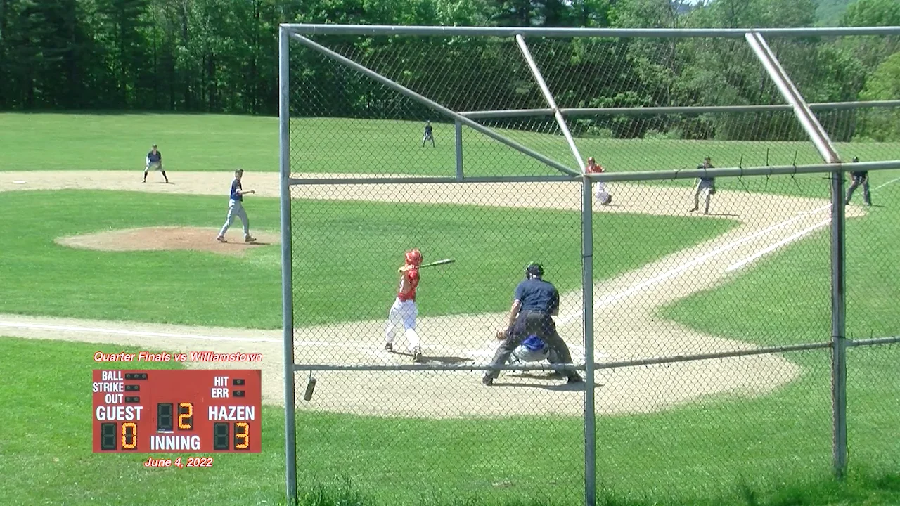 Hazen Baseball Quarterfinal vs Williamstown—June 4, 2022 on Vimeo