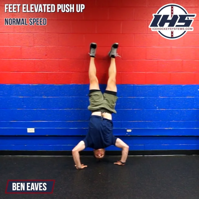 Feet elevated push deals ups