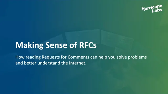 Making Sense of RFCs: Reading List - Security Boulevard