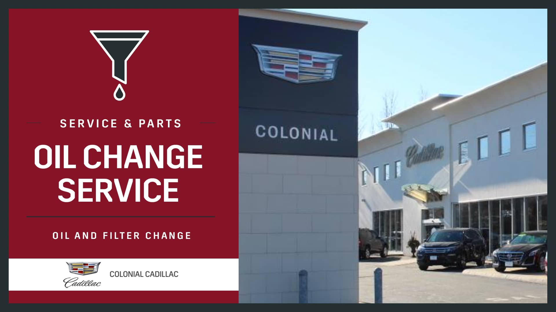 Cadillac Oil Change Woburn, MA // Colonial Cadillac of Woburn Service