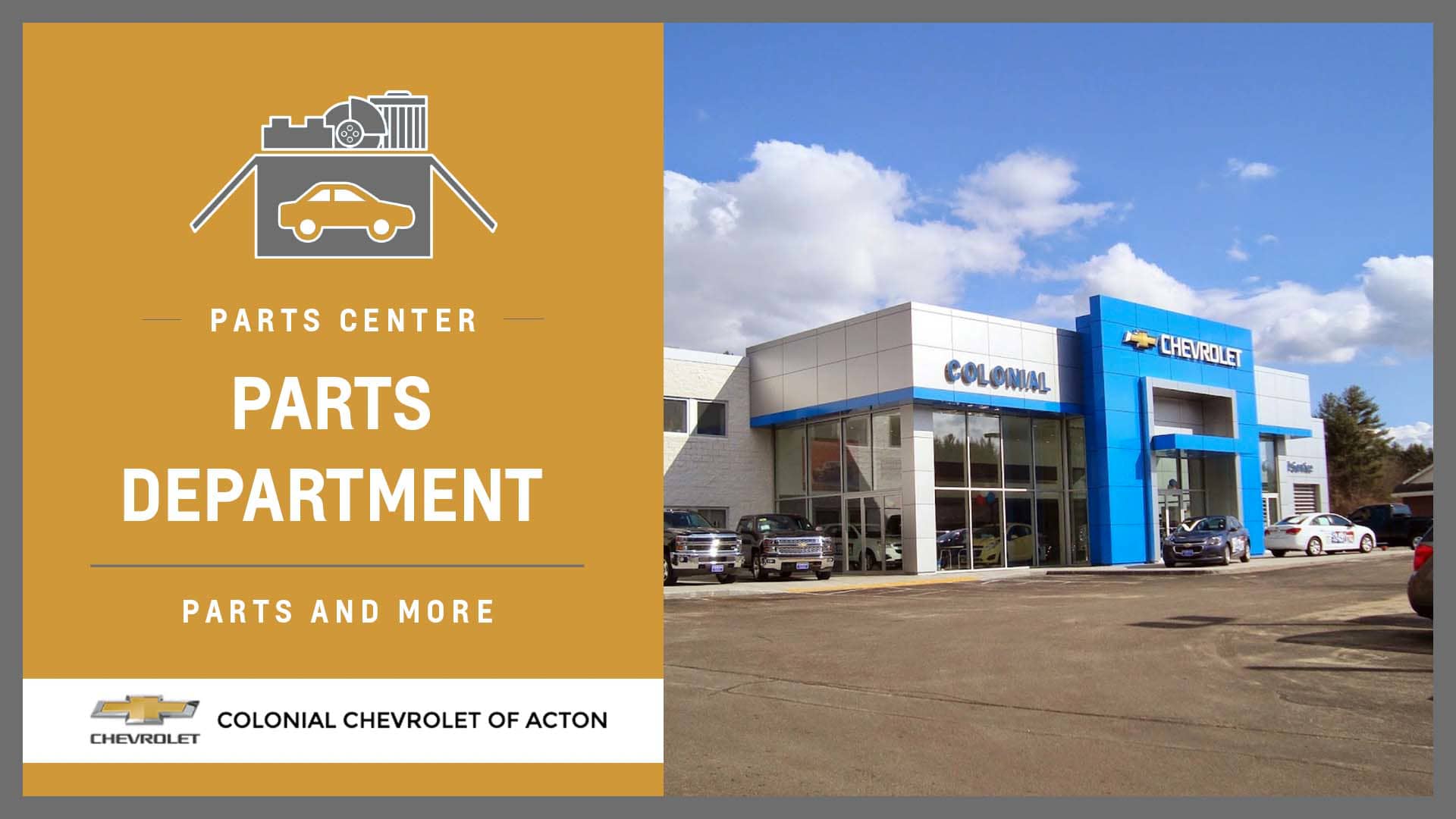 Chevrolet Parts Department Acton, MA // Colonial Chevrolet of Acton Parts on Vimeo