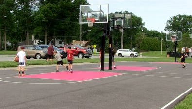 Thumbnail of video Dedication of Bleser Park Basketball Courts