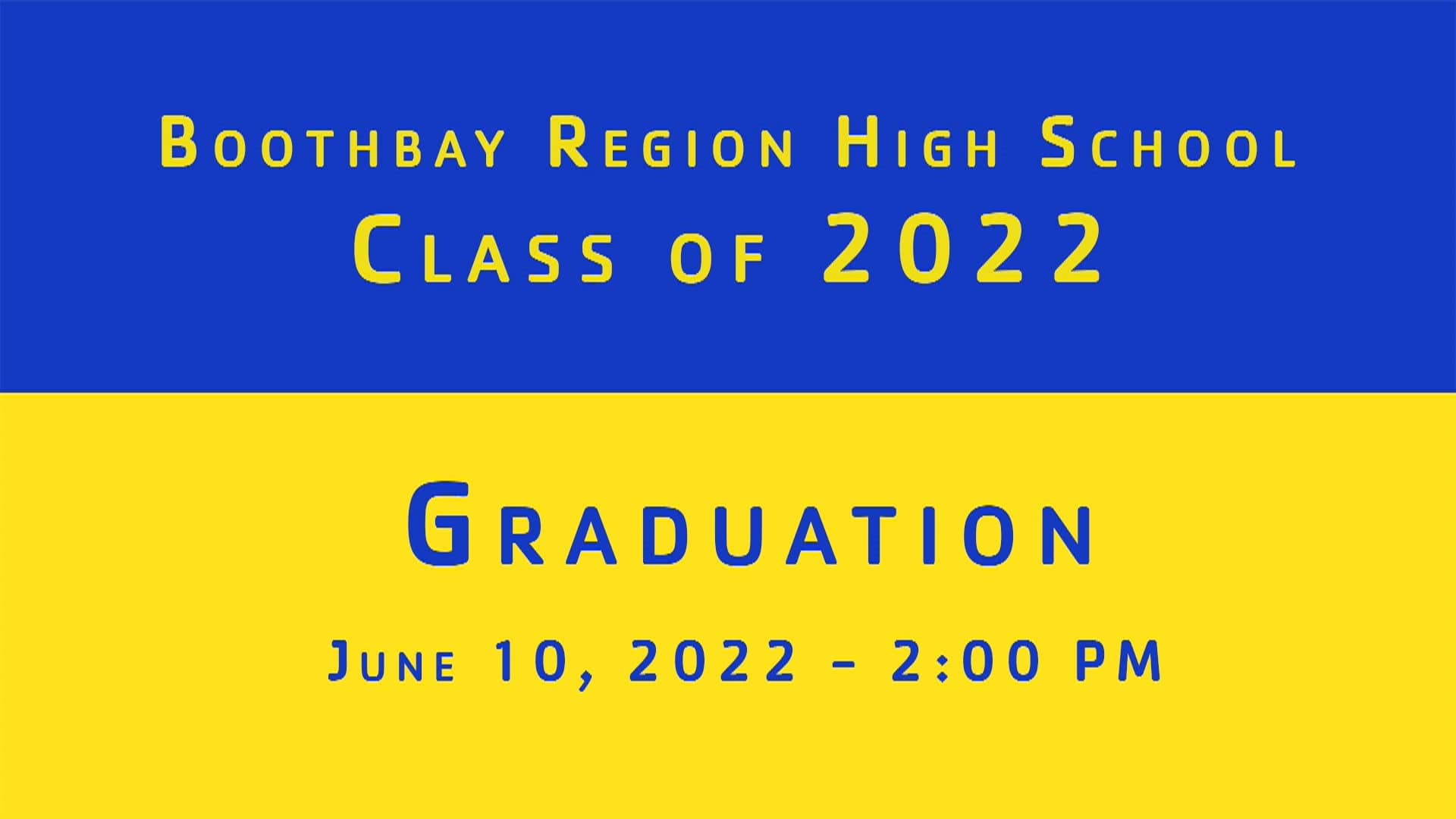 BRHS Graduation 2022 on Vimeo