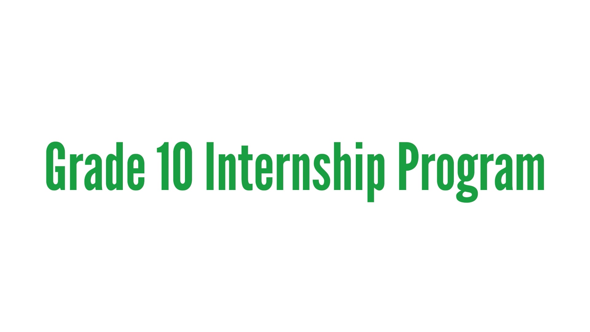 G10 Internship Program.mp4 on Vimeo