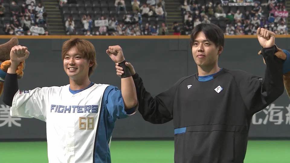 ファイターズ・杉浦稔大投手・石川亮選手ヒーローインタビュー 6月11日 北海道日本ハムファイターズ 対 中日ドラゴンズ