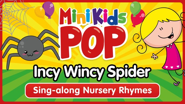 ⁣Insy Wincy Spider | Preschool Kids songs ABCs and 123s