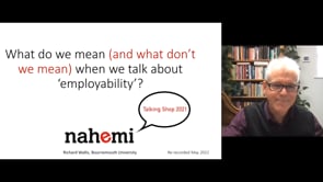 RICHARD WALLIS Richard Wallis' Talk on Employability