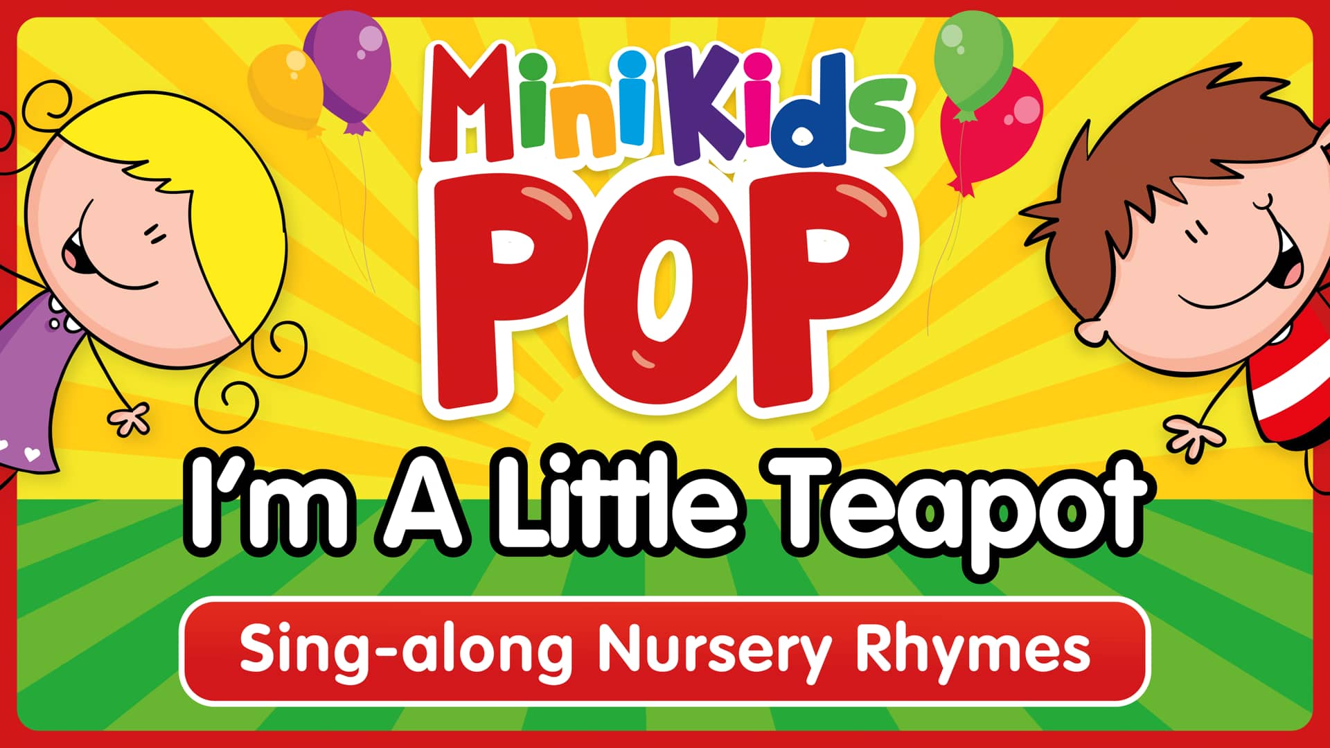 I'm A Little Teapot (with Lyrics) Preschool Kids songs ABCs and 123s on