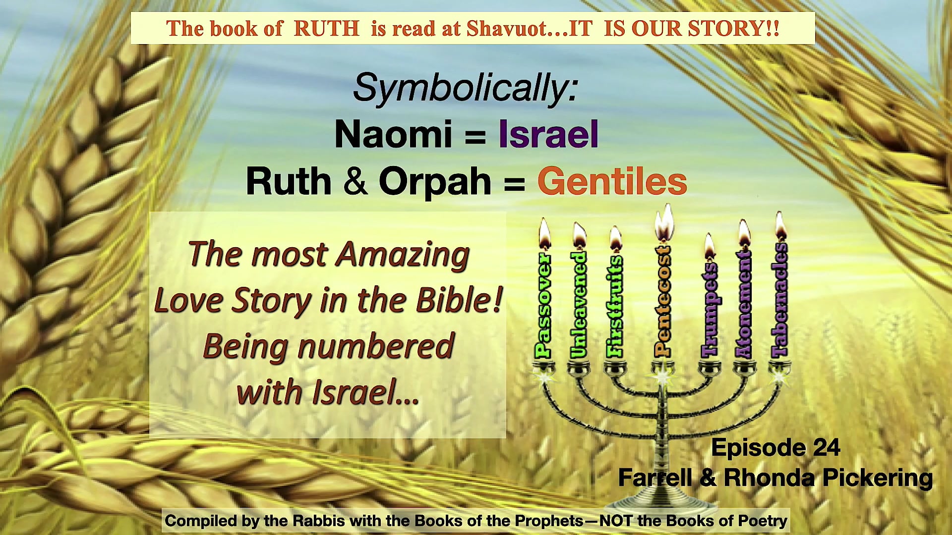 EP 24 Ruth - How is it OUR Story today? Come Follow Me - Old Testament with Rhonda Pickering