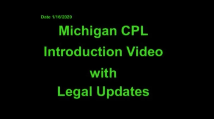 Michigan CPL Video - Michigan CPL Video on Vimeo