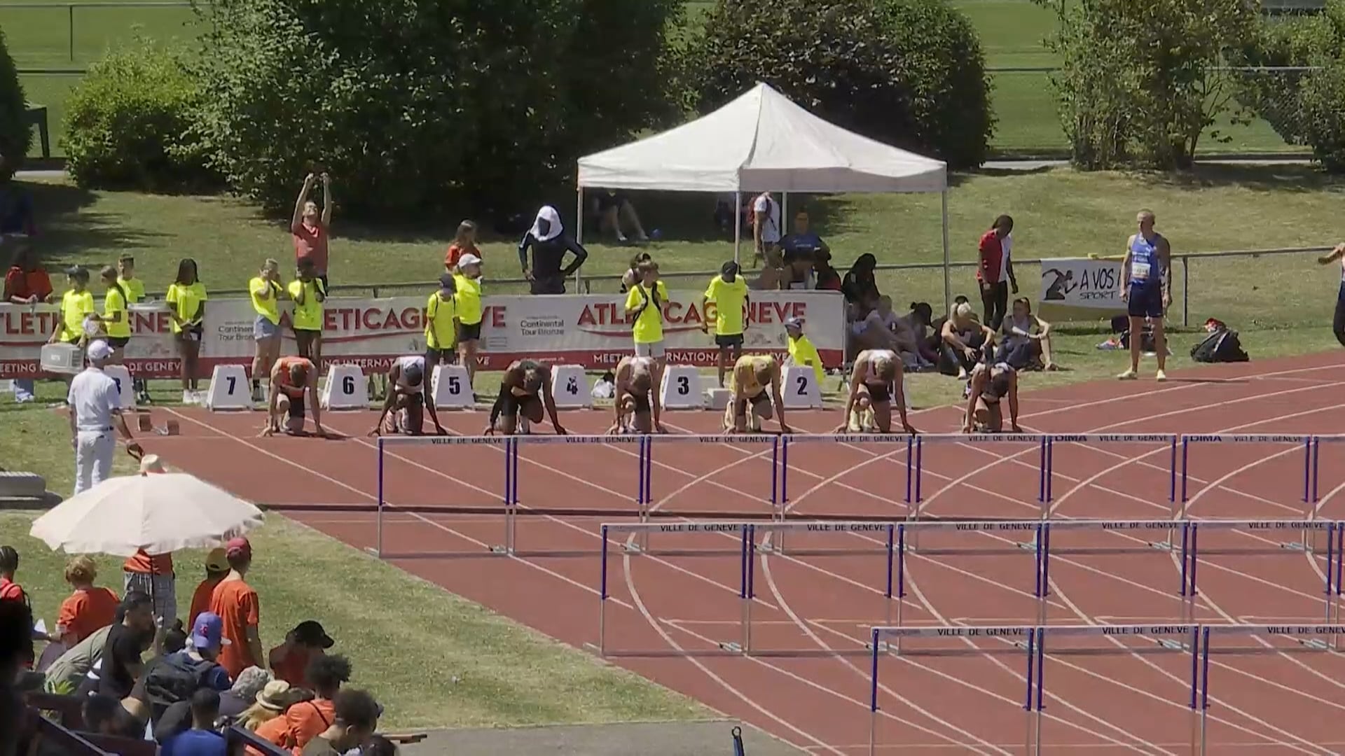 Men’s 110m Hurdles C Race