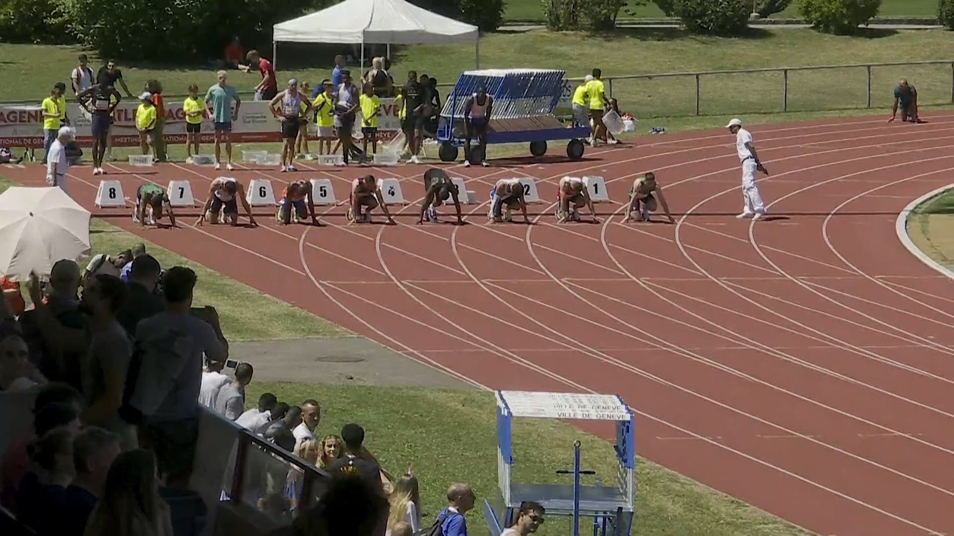 Men’s 100m B Race