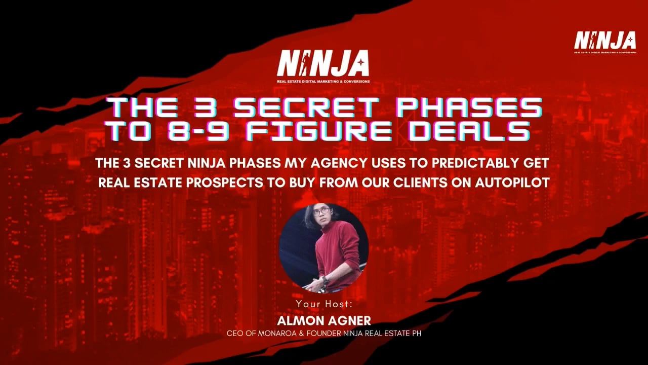 Ninja Real Estate Marketing & Conversions Elite 3 Secrets inar.mp4