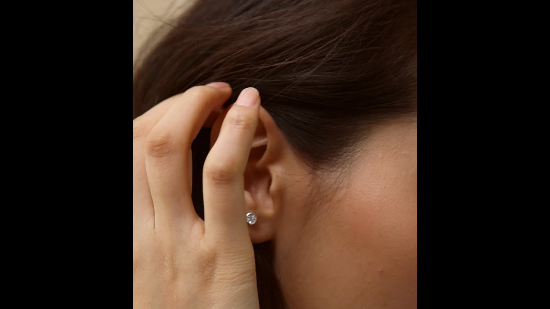 Stud Earrings with Diamonds