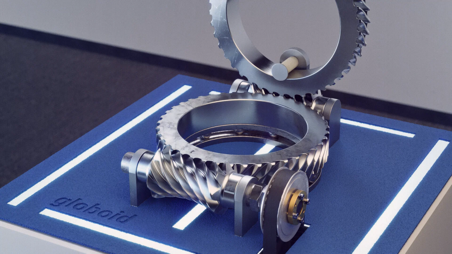 Globoid gear set - 3D Animation on Vimeo