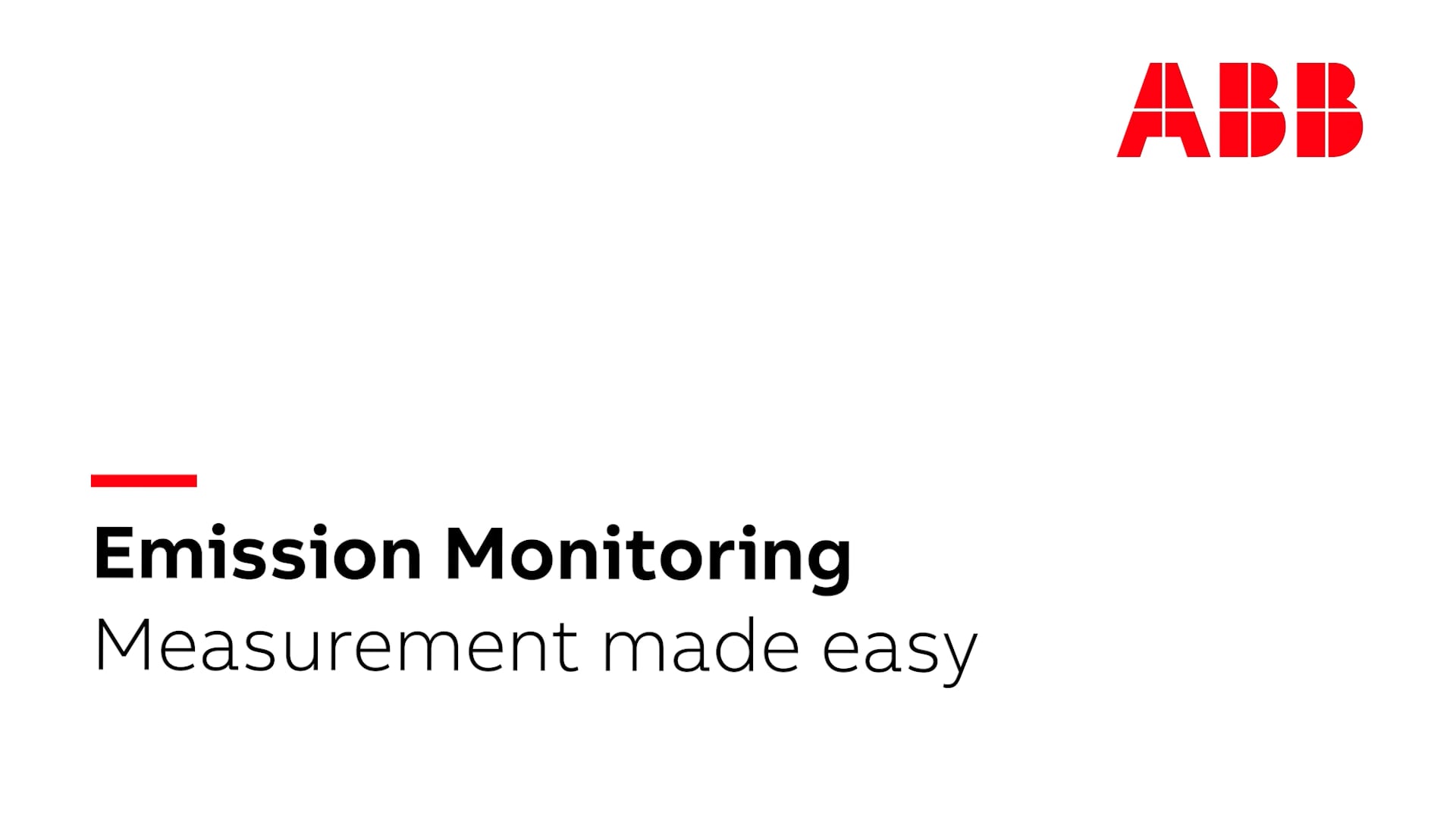 ABB Emission Monitoring on Vimeo