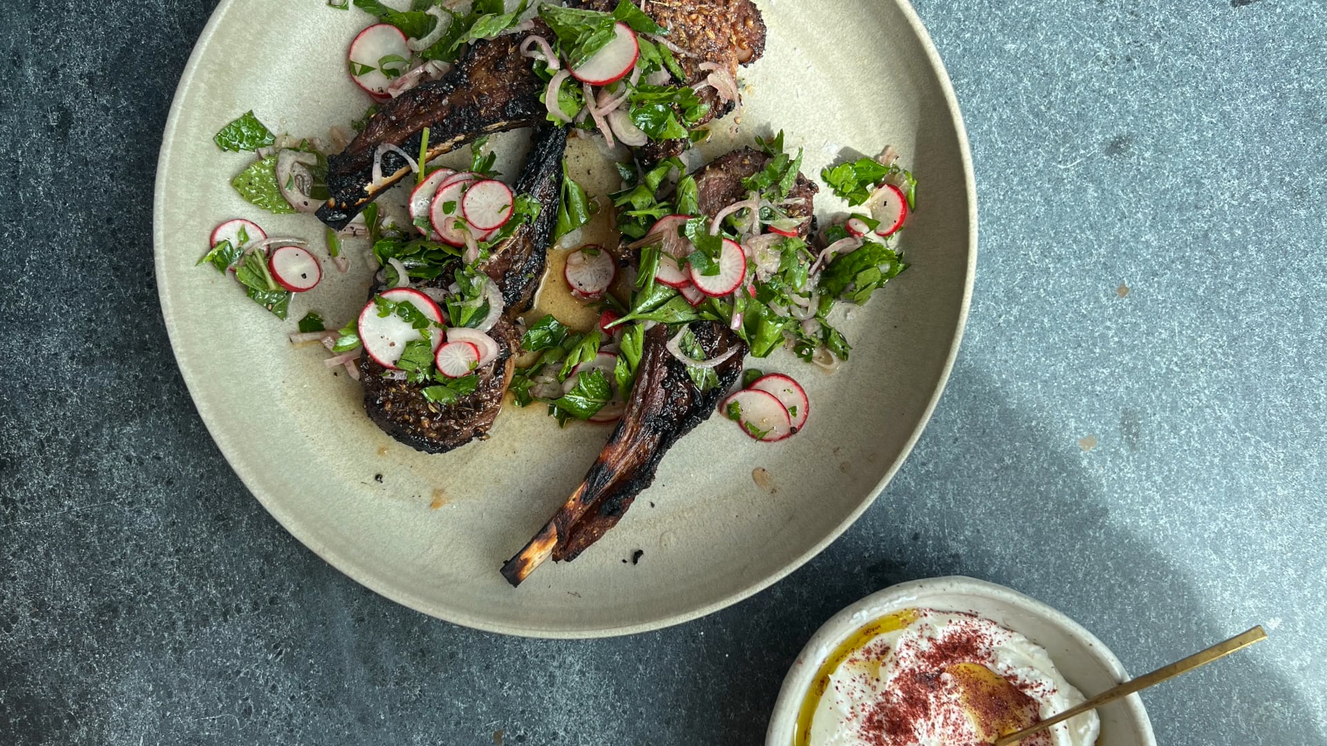 EyeSwoon Unplugged SeedCrusted Lamb Chops With Zesty Herb Marinade on