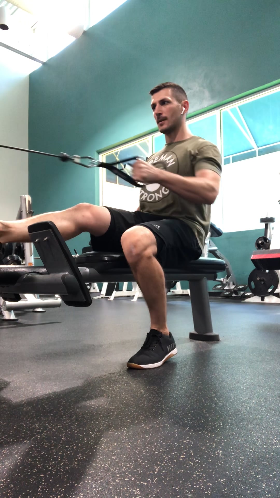 Seated 1 Arm Cable Row W Rotation On Vimeo 4013