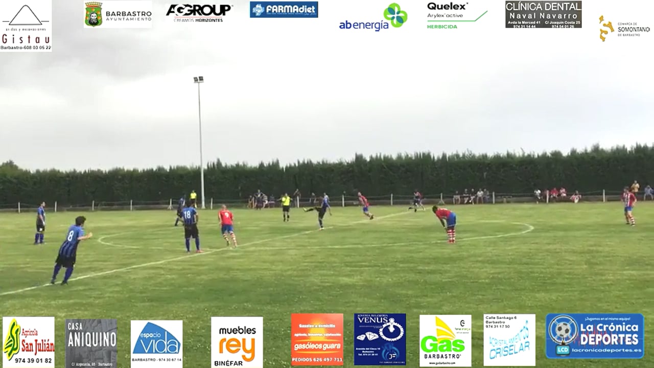 (RESUMEN y GOLES) CD Valfonda 6-7 UDB Somontano /Jornada 6 / Play Off de Ascenso a 1ª Regional. Los rojiblancos terminan segundos, pueden ascender si algún equipo de 1ª regional decide retirarse.