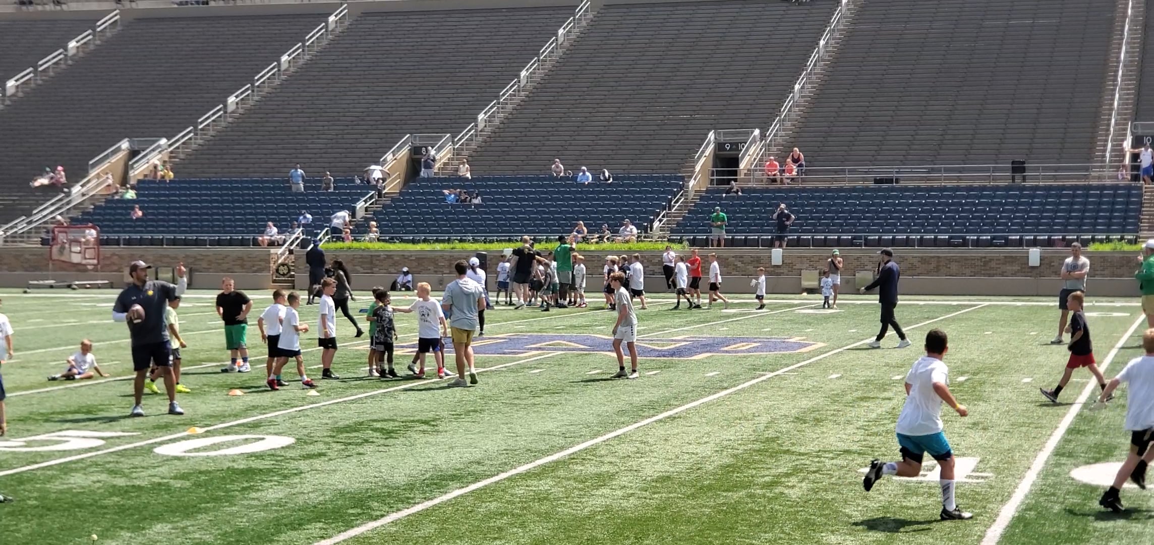 Notre Dame Football Camp DrillE on Vimeo