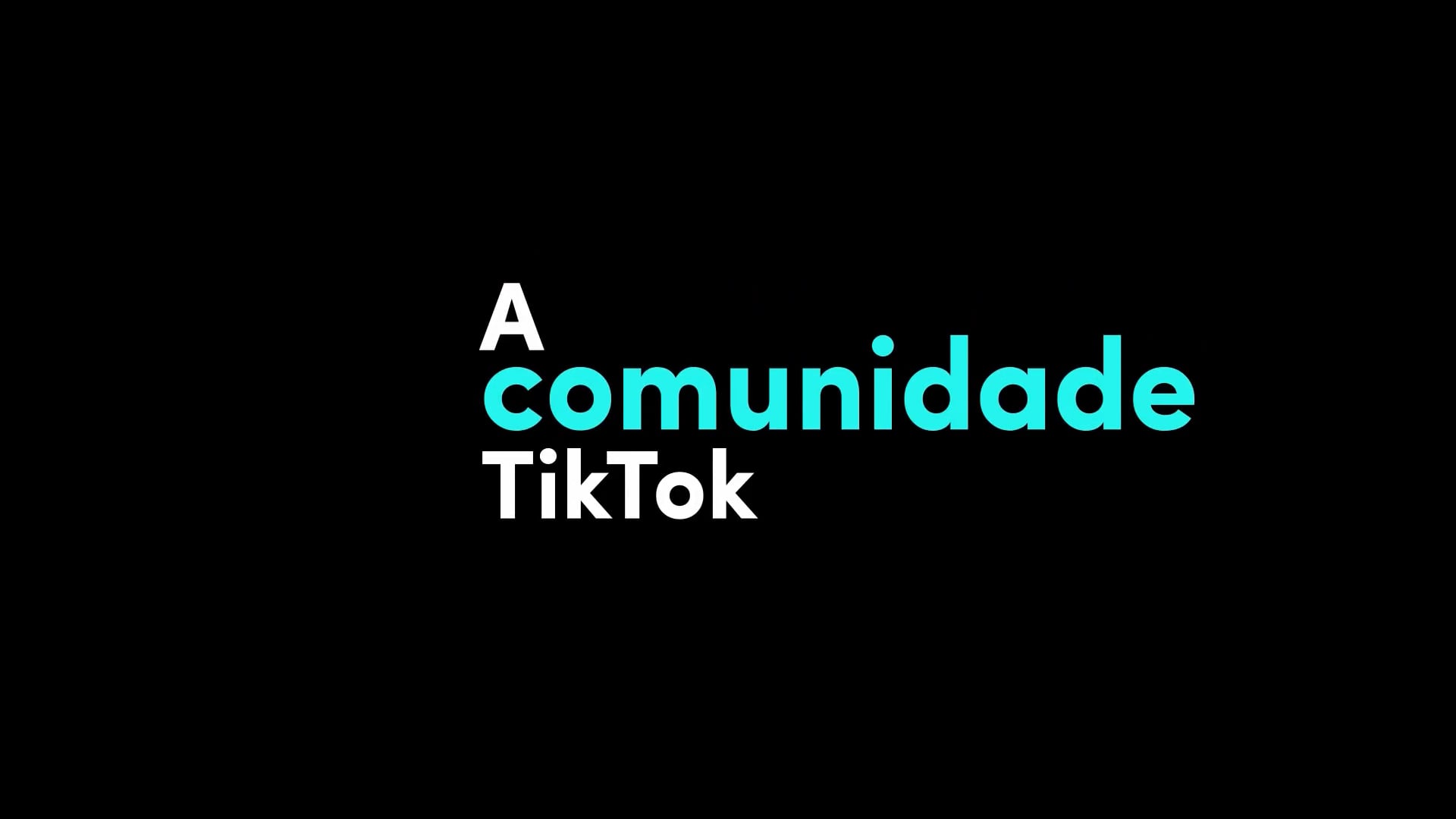 A Comunidade TikTok on Vimeo
