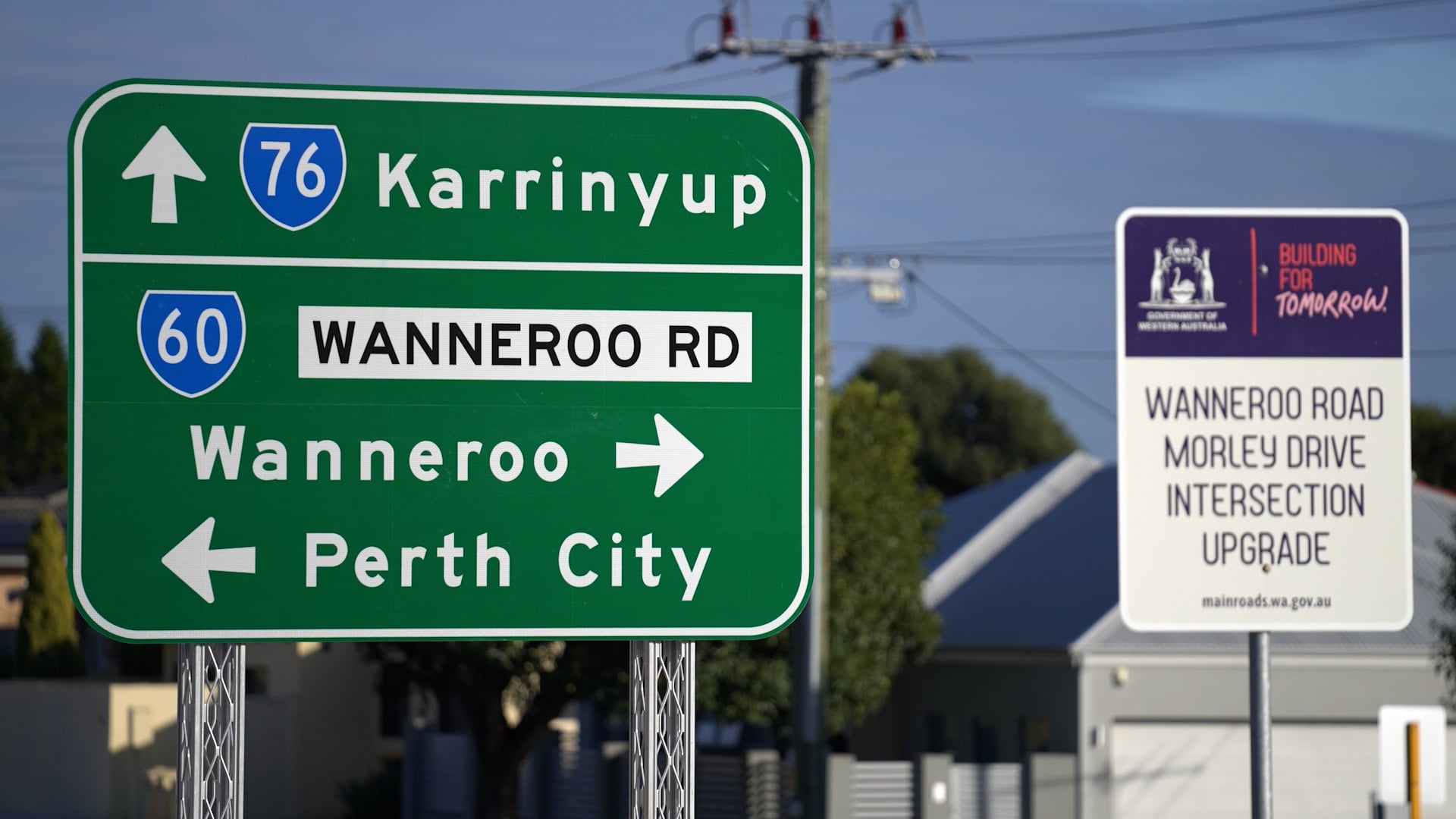 Wanneroo Rd & Morley Dr Intersection Upgrade on Vimeo