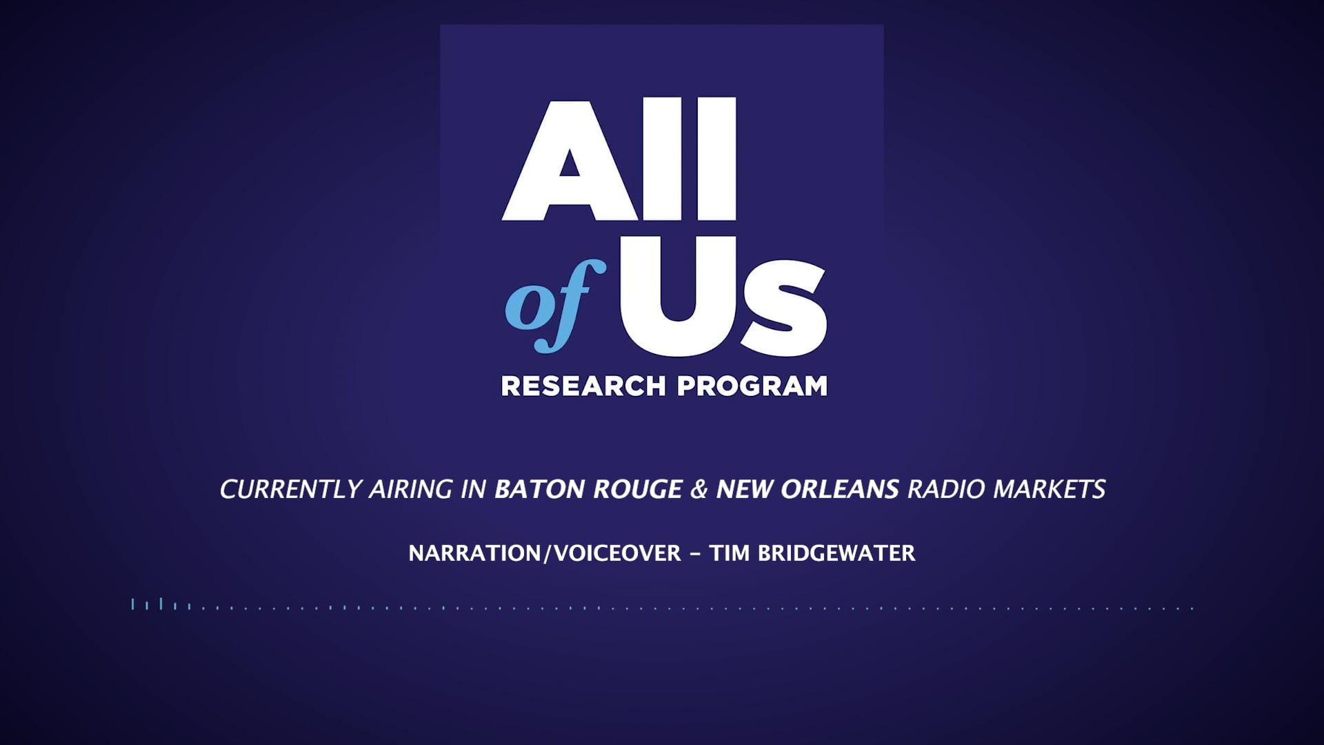 All of Us - Louisiana Campaign