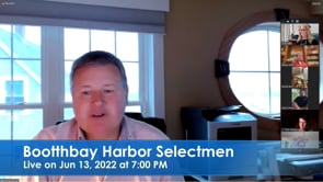 Boothbay Harbor Selectmen Jun 13, 2022
