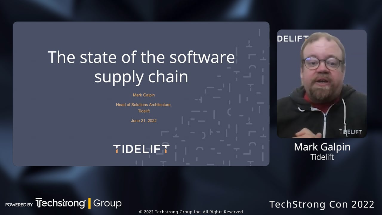 Mark Galpin, The State of the Software Supply Chain Post-Log4Shell – Techstrong Con 2022