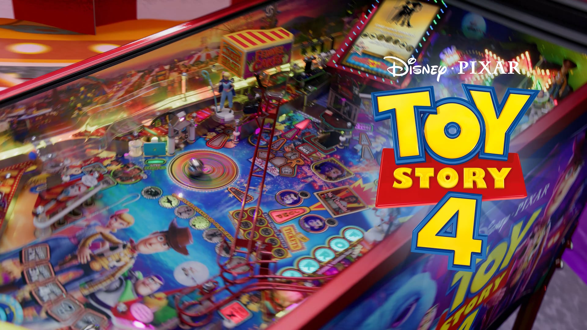 DISNEY & PIXAR'S "Toy Story 4 Pinball" from Jersey Jack Pinball