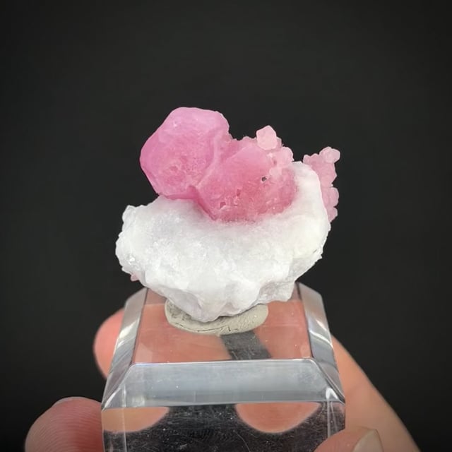 Ruby (fluorescent) on Marble | Sivec marble quarries, Sivec Mtn, Prisad ...