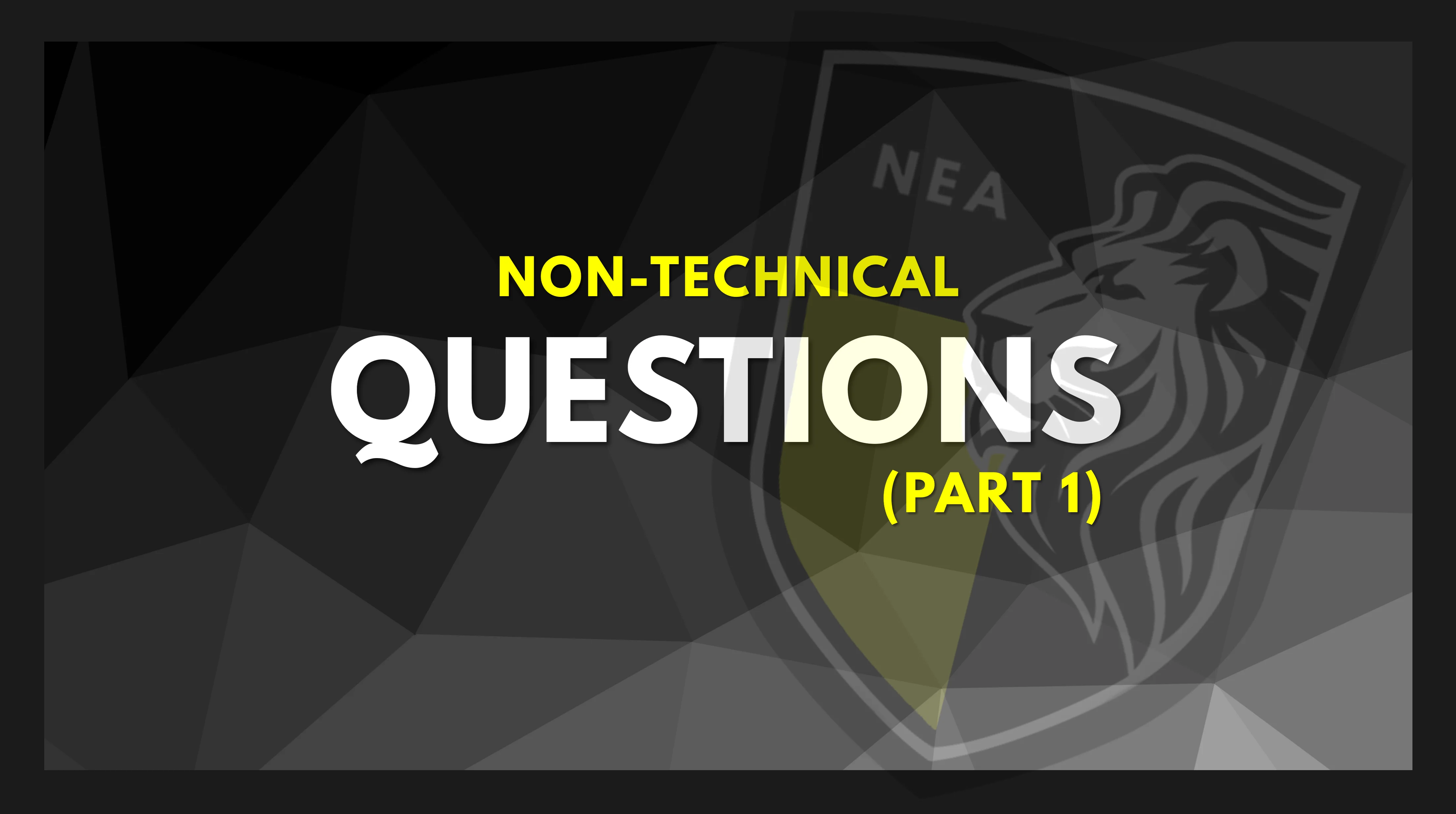 Mock Interview (Part 1): How to Answer 4 Technical Questions on Vimeo