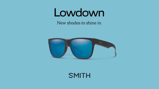 Smith Lowdown Steel Polarized Sunglasses - Matte Black Gold/Black Gold