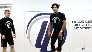 Side Control with Under Hook Attempt to Triangle When Opponent Pushes