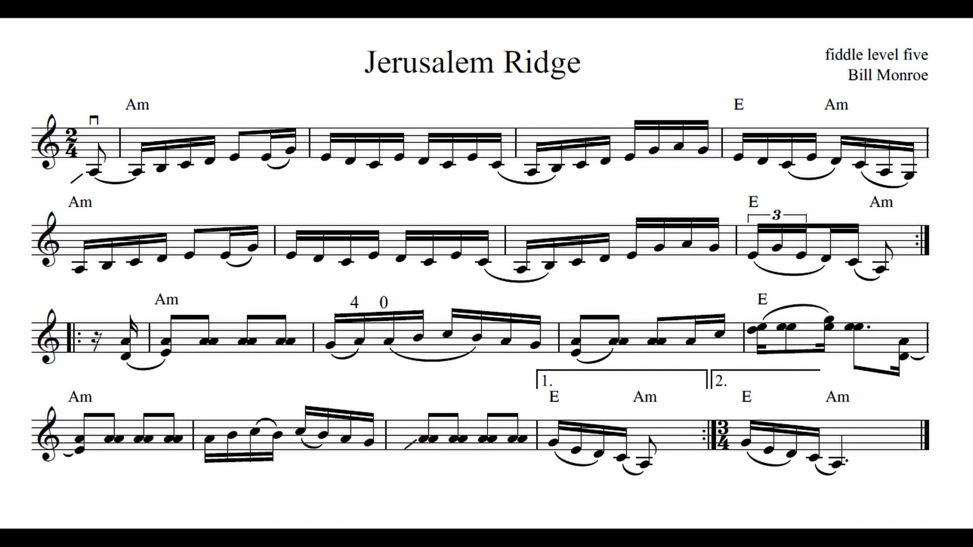 Jerusalem Ridge Level Five – Jim Wood Online Acoustic Music Academy