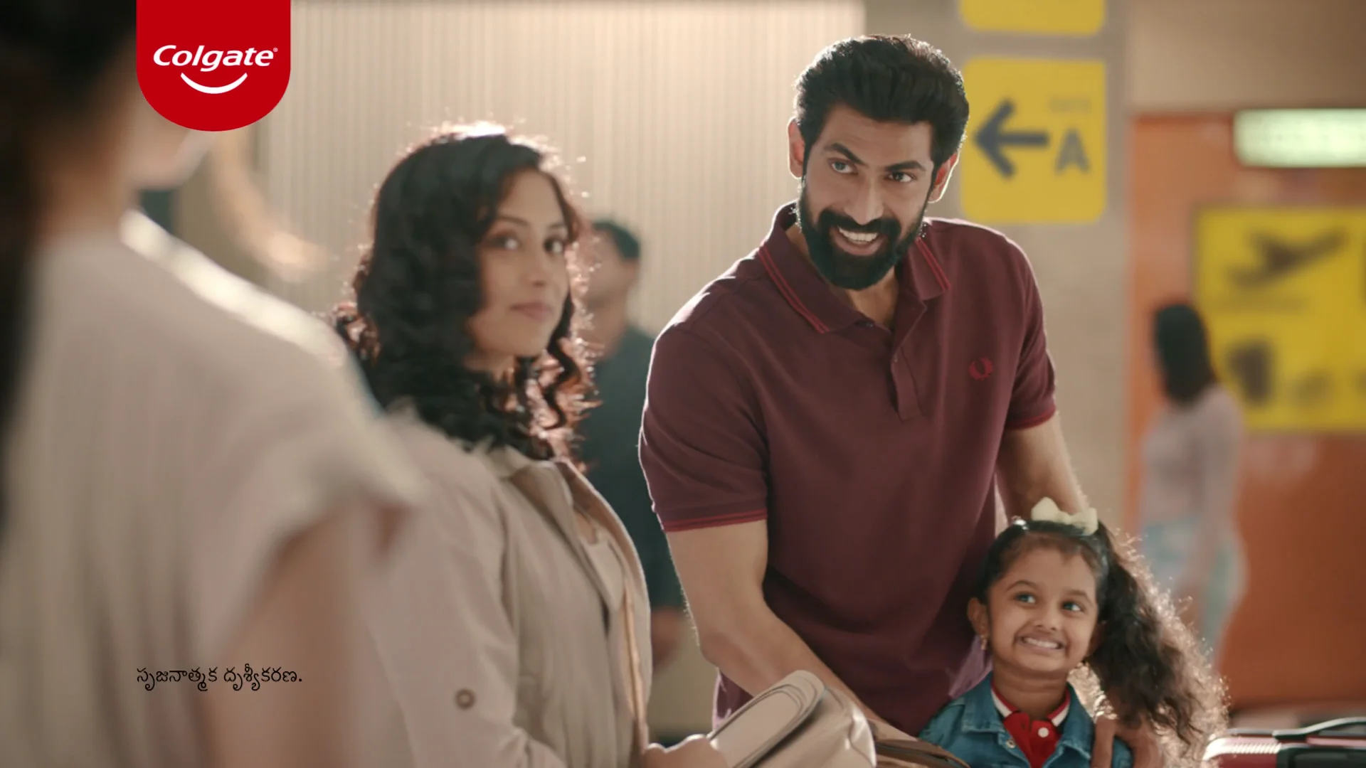 Showcase / CUTAWAYY FILMS COLGATE, Airport Rana Daggubati Anand